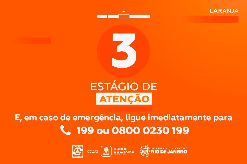 MUNICÍPIO DE DUQUE DE CAXIAS ENTRA EM ESTÁGIO DE ATENÇÃO