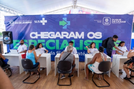 ATENDIMENTOS DO PROGRAMA “CHEGARAM OS ESPECIALISTAS”, EM DUQUE DE CAXIAS, COMEÇAM NA SEGUNDA-FEIRA, 09 DE MARÇO